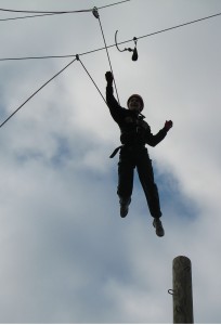 power pole jump leap of faith high climbing